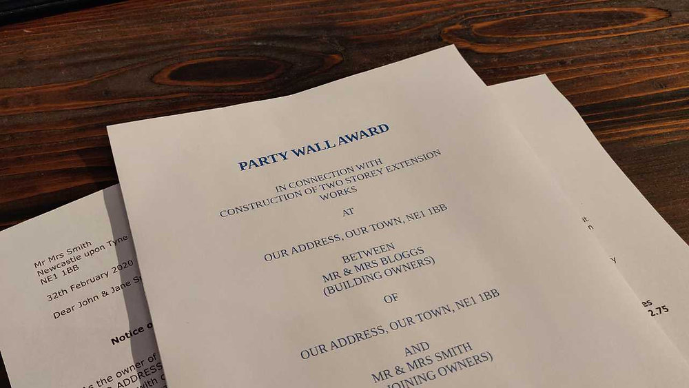 How long is a Party Wall Award valid for?
