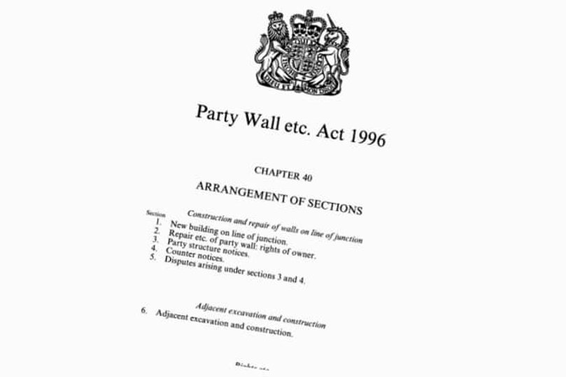 Why have a party wall agreement?
